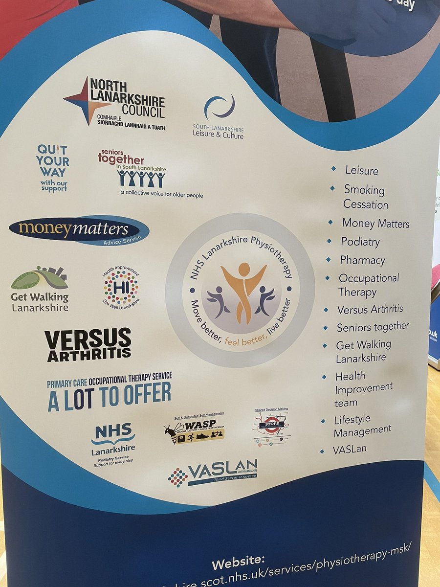 Lauren Bennie (@lauren_bennieuk) on Twitter photo Here at #MSK Community Appointment Day today in East Kilbride with our <a href="/ScotVArthritis/">Scotland Versus Arthritis</a> team.
As a partner <a href="/VersusArthritis/">Versus Arthritis</a> is providing health info, services & resources for Lanarkshire people once theyโve had an assessment & physio appointment with healthcare professionals ๐ Here at #MSK Community Appointment Day today in East Kilbride with our <a href="/ScotVArthritis/">Scotland Versus Arthritis</a> team.
As a partner <a href="/VersusArthritis/">Versus Arthritis</a> is providing health info, services & resources for Lanarkshire people once theyโve had an assessment & physio appointment with healthcare professionals ๐