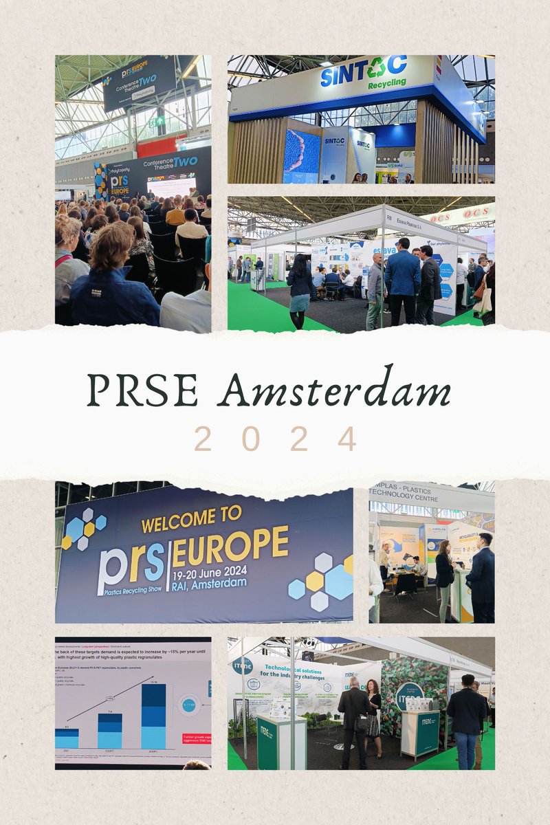 1er día en la PRSE, reciclado de plásticos, en esta edición anual #SINTAC, #Eslavaplasticos, #ACTECO, #AIMPLAS, #ITENE. buff.ly/3Rysku7