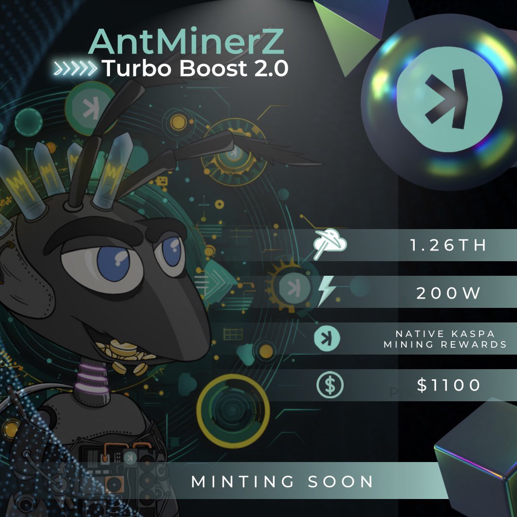 🎉 $100 KASPA GIVEAWAY! 🎉

Wanna win $100 in #KASPA? 

Antminerz NFT delivers consistent monthly mining distribution in native $Kaspa ⛏️
Don’t miss out on the new #KAS Turbo 2.0 -1.26 TH upgrade dropping soon! 

Join our discord for more details discord.gg/aceminersnft

How to