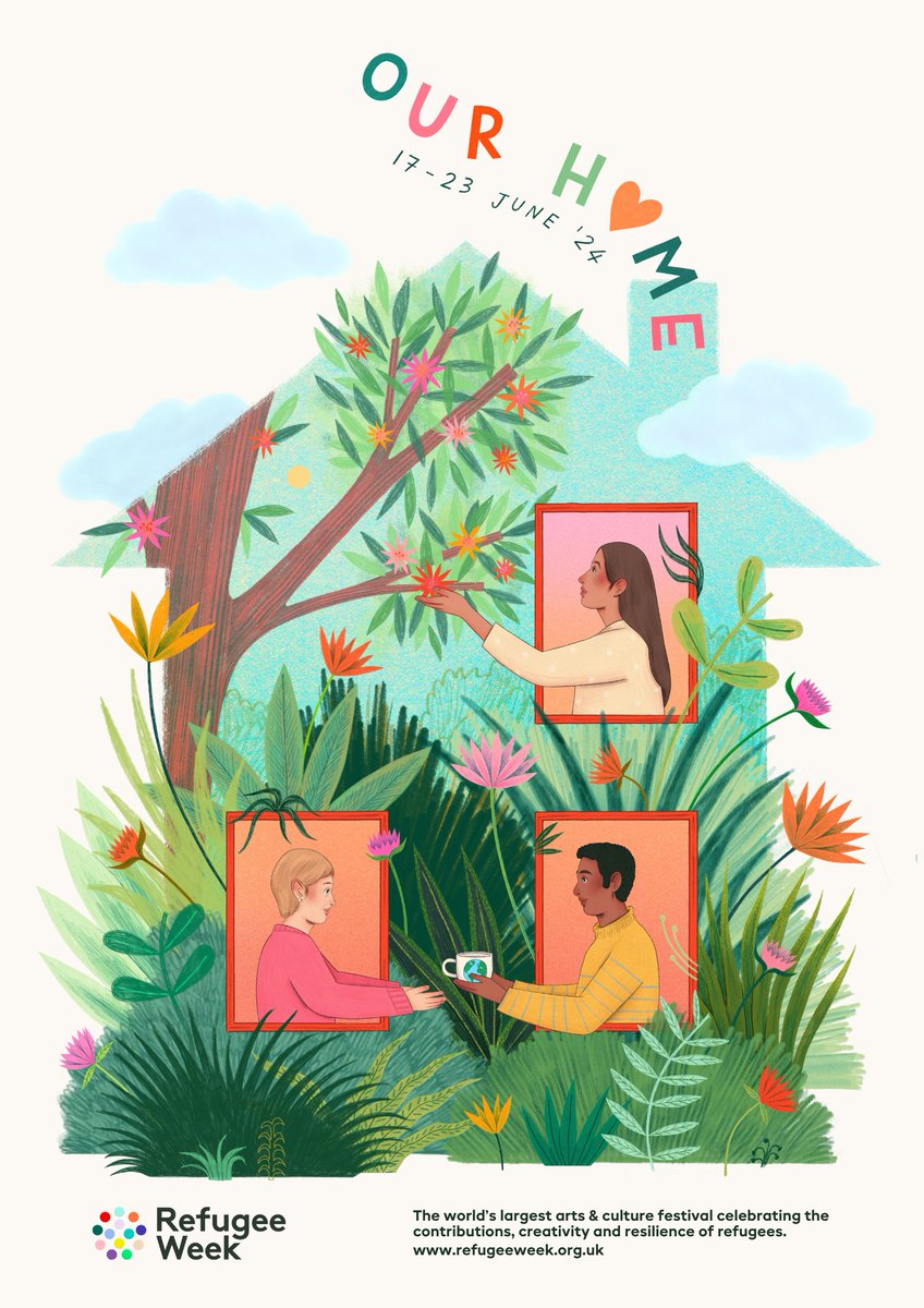 Happy "Refugee Week" everyone!!!! the theme for this year is "HOME" that especial place where we can feel safe, peace and happy.

Home can be a house, church, community or a special person.

Everyone deserves a place called home. 😊😊🤗