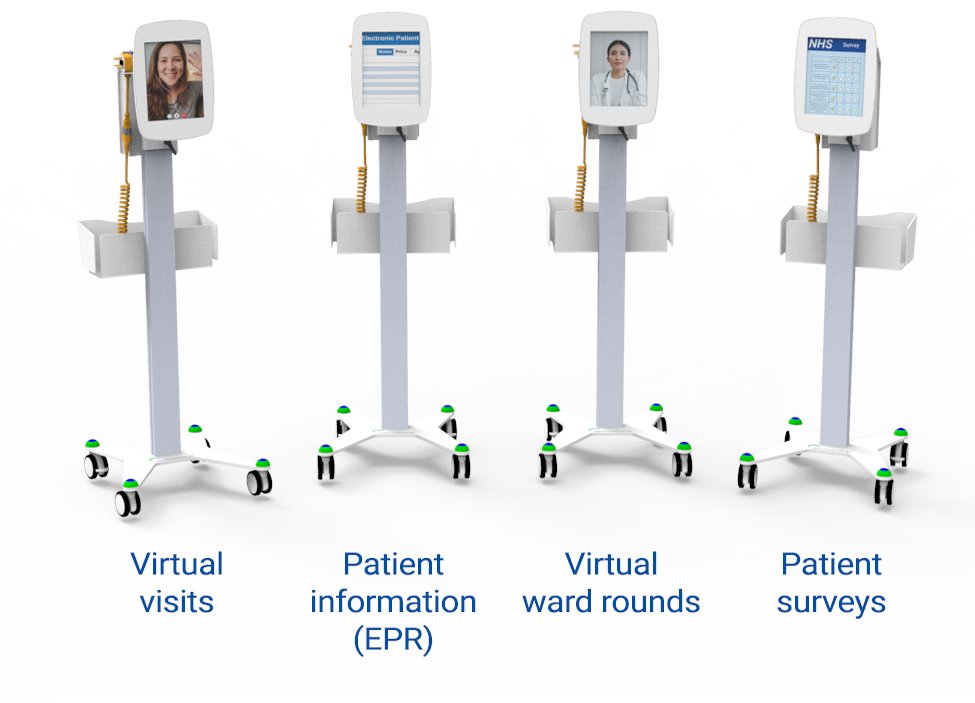 Our tablet carts are perfect for lots of different uses! They're easy to manoeuvre, easy to clean and they keep devices secure. For more information, visit paritymedical.com/carts/tablet-c…