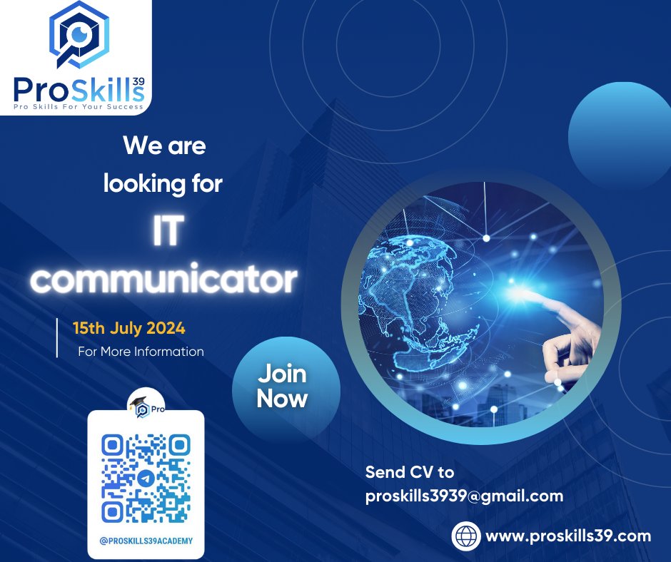 😍[Binh Thanh, HCM] IT communicator ~ 20tr gross👉Click here for more details: proskills39academy.com/2024/06/19/bin…