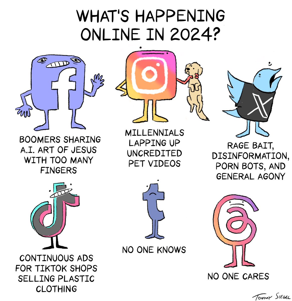 what’s happening online in 2024?