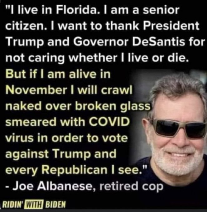 I applaud this man's courage to stand up against the Republican hypocrisy that is so pervasive in America, today! Who else is willing to stand up with him? 🙋🙋‍♂️🙋‍♀️
