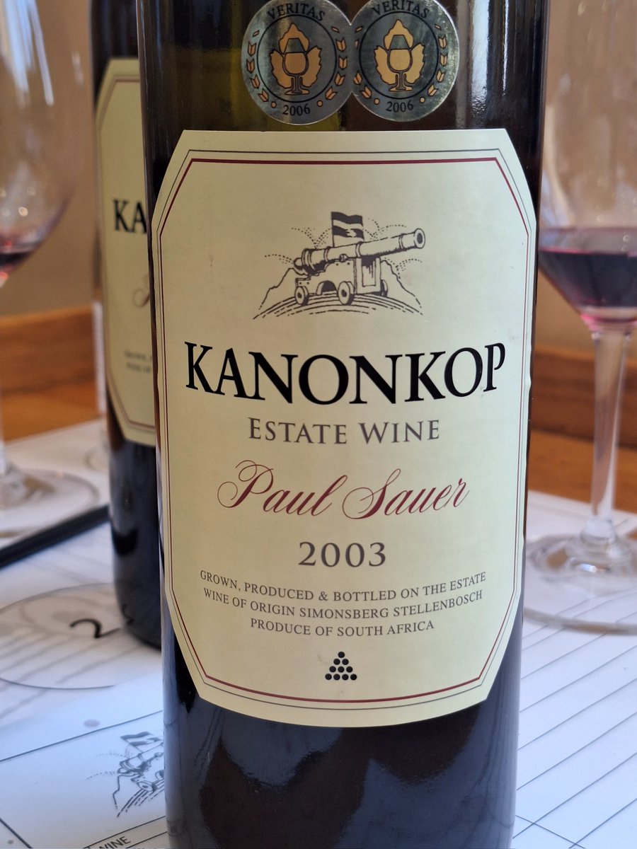 As poured at the Paul Sauer 2021 launch event. The still available Cab 2019 is not a big vintage, but oh, so intricate. PS 2003 simply sublime - has gained so much interest from time in bottle but far from done.