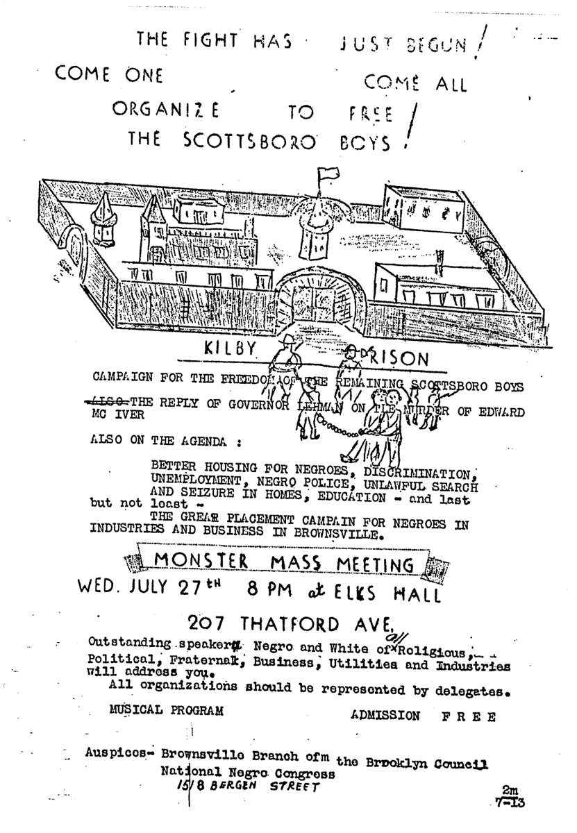 MelissaFordPhD's tweet photo. I LOVE protest rally flyers. I'm sure there's an article to be written about them (or has), but in the meantime, some Scottsboro highlights from the #NAACP files, courtesy of @librarycongress digital archives: #protest #communisthistory #CPUSA #scottsboro https://t.co/HoQEp5uZXk