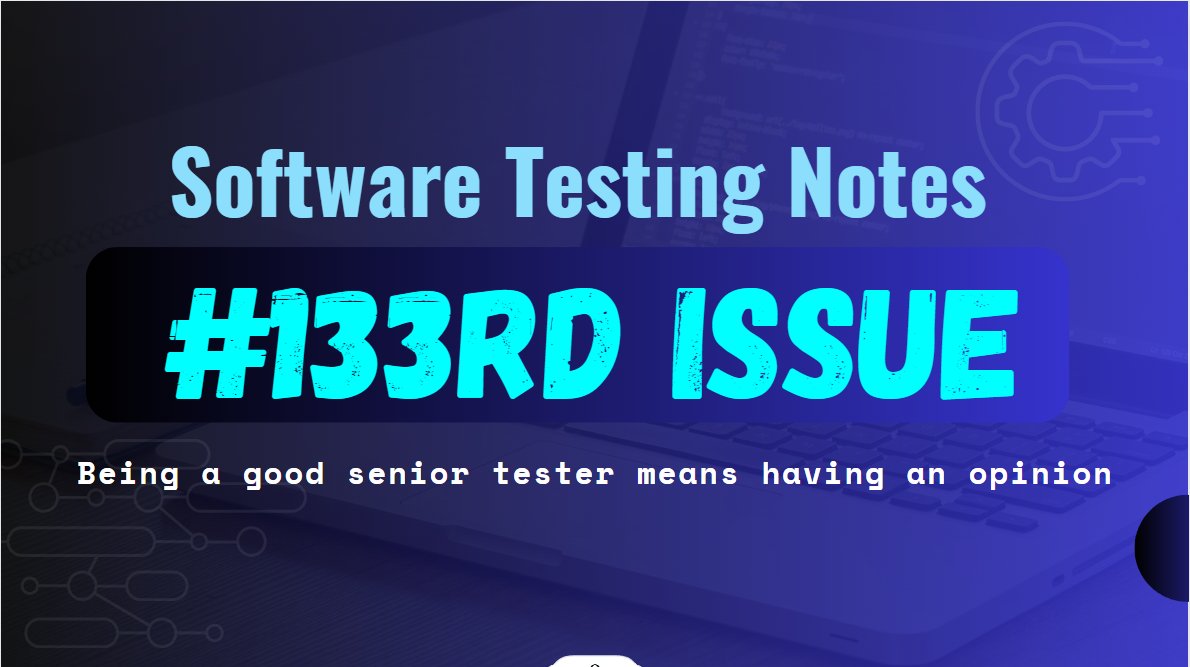 The Testing Kit (@thetestingkit) on Twitter photo Hello everyone! 👋
The 133rd issue on #SoftwareTesting is out.
👉 softwaretestingnotes.substack.com/p/issue-133-so…
Great articles and resources by <a href="/GreenReportBlog/">The Green Report</a> ,<a href="/gil_zilberfeld/">Gil Zilberfeld (TestinGil)</a> ,@bahmutov ,<a href="/gunesmes/">Mesut Güneş</a> ,<a href="/pgrizzaffi/">Paul Grizzaffi @pgrizzaffi.bsky.social</a> ,<a href="/TestAndAnalysis/">Mike Harris @testandanalysis.bsky.social</a>, <a href="/gunesmes/">Mesut Güneş</a> and more ! 👏
#QA #testing Hello everyone! 👋
The 133rd issue on #SoftwareTesting is out.
👉 softwaretestingnotes.substack.com/p/issue-133-so…
Great articles and resources by <a href="/GreenReportBlog/">The Green Report</a> ,<a href="/gil_zilberfeld/">Gil Zilberfeld (TestinGil)</a> ,@bahmutov ,<a href="/gunesmes/">Mesut Güneş</a> ,<a href="/pgrizzaffi/">Paul Grizzaffi @pgrizzaffi.bsky.social</a> ,<a href="/TestAndAnalysis/">Mike Harris @testandanalysis.bsky.social</a>, <a href="/gunesmes/">Mesut Güneş</a> and more ! 👏
#QA #testing