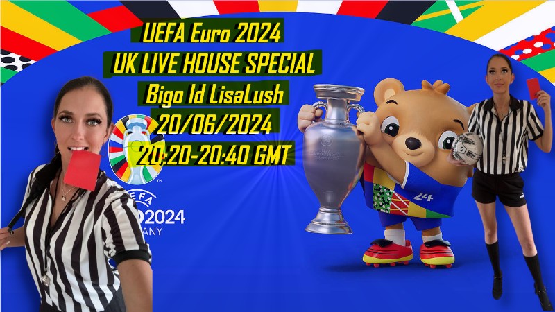 House_of_blade's tweet photo. Tomorrow 20/06/2024 at 20.20 will be LisaLush very first 
UK Live House Special to celebrate everything Euro 2024

Show your Support by Sharing this to your Social Media and Bigo Bar 

Tacit_Blade https://t.co/vVDzgbrKKu