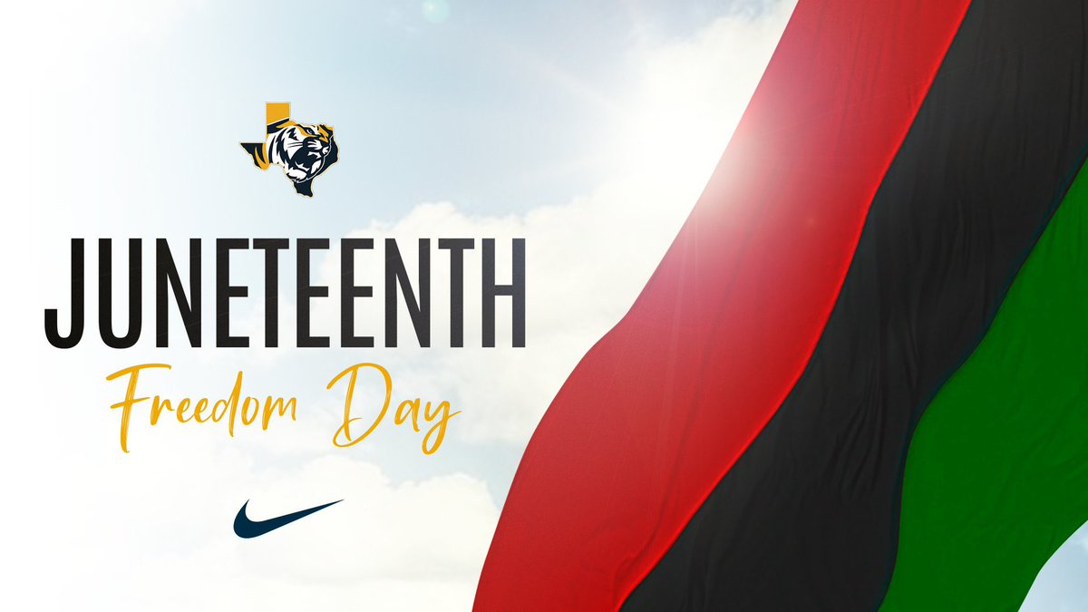 ETBU_Football's tweet image. Celebrating freedom. Happy #Juneteenth, Tiger Family!

#ETXtough #CreatingChaos