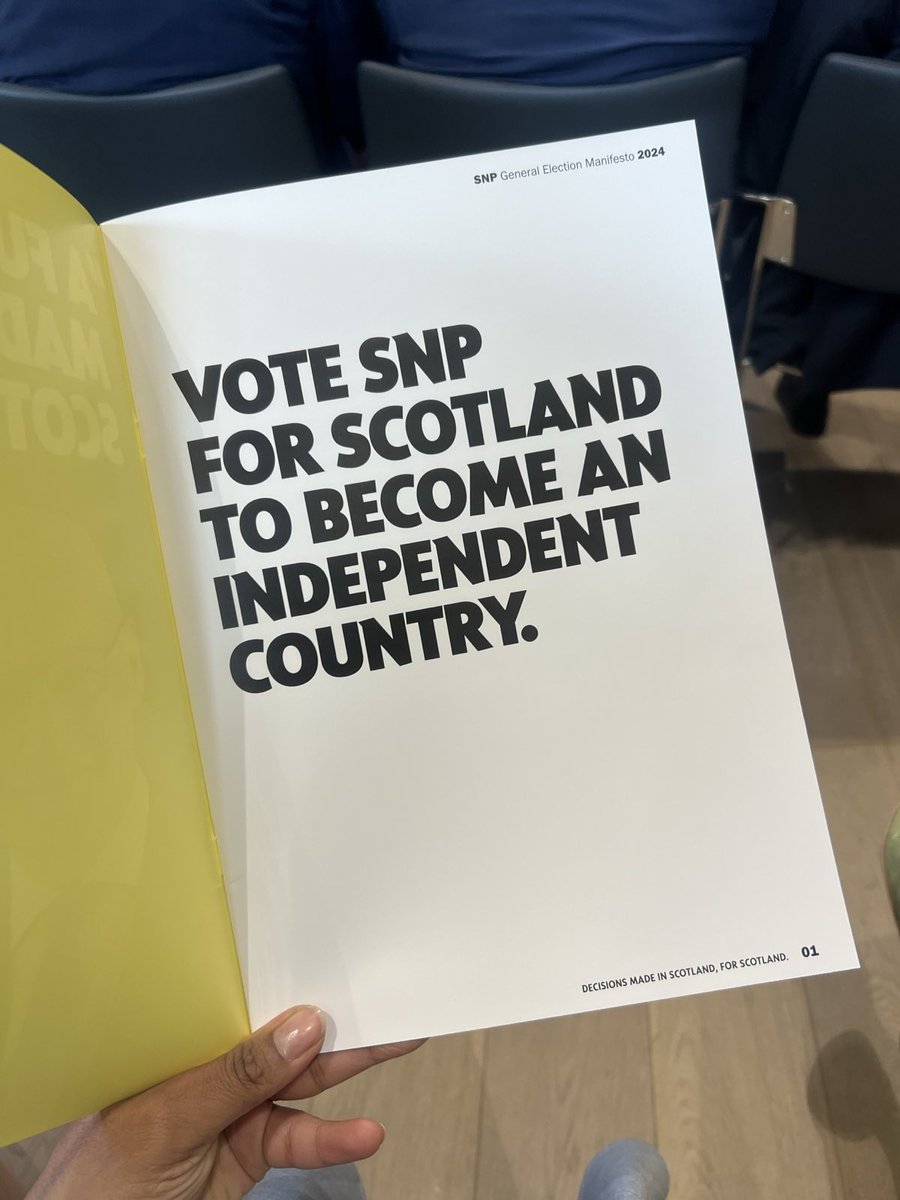 PeterGrantSNP's tweet photo. No room for any doubt about what a vote for the SNP means in this election. https://t.co/Nj68akUeZf