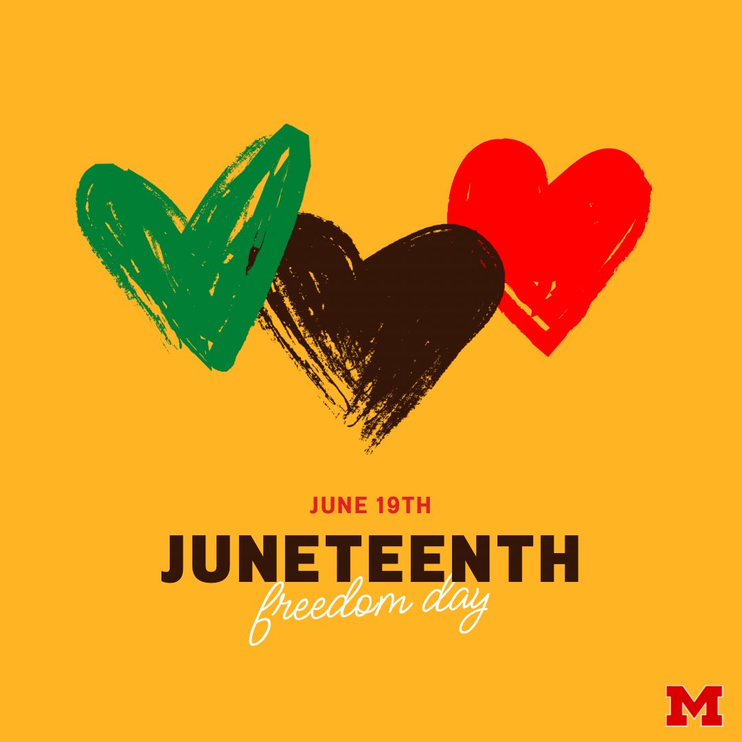 Happy Juneteenth! Today, we celebrate the strength, courage, and determination of those who paved the way for freedom and equality.💚🖤❤️