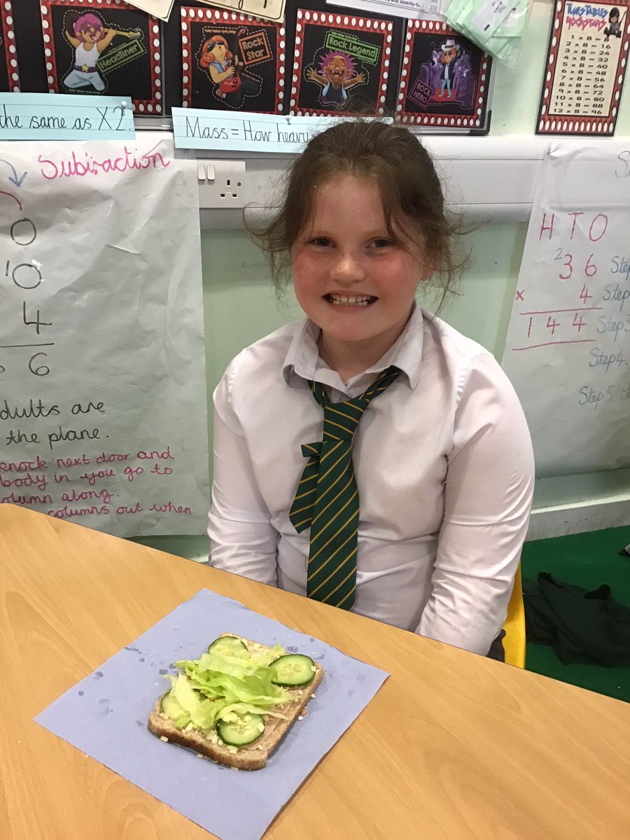 Y3Oaky's tweet photo. In science we learnt that humans need a healthy, nutritious diet. We explored the Eatwell Plate and used this to create our own healthy, nutritious sandwiches. #OakyScience https://t.co/fASqVEvWha