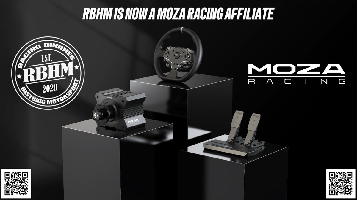 I am very excited to announce that as of today RBHM is a affiliate of MOZA Racing!!!! No extra cost to you, but it will help us together if you smash the link when ordering your new products.
<a href="/moza_racing/">MOZA Racing</a> 
 mozaracing.com/?ref=RBHMMOZA5