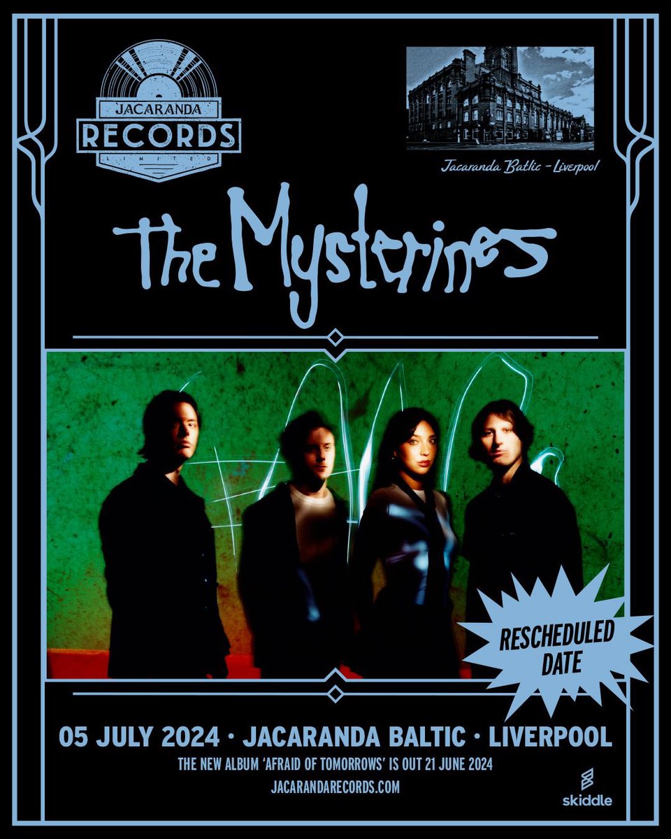 We are really sorry to say that we are having to postpone tonight’s show at the Jacarandas Baltic; Lia is really unwell and unable to perform the new songs as well as she wants. We are aiming to get back to the Jacaranda on Friday 5th July. 

📸 Will Marshall