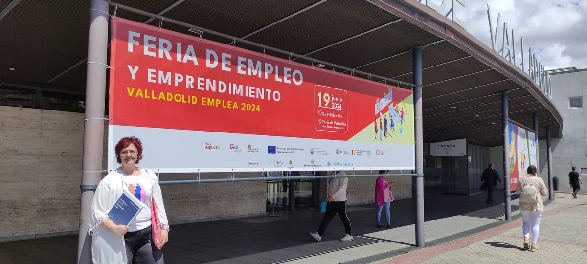 F_Rondilla's tweet photo. 🧑💼Hoy hemos ido a presentar nuestros diferentes proyectos de empleo, entre ellos el #IncorporaFundlaCaixa @FundlaCaixa y los financiados por el @AyuntamientoVLL a la #feriadeempleoyemprendimento2024 #ValladolidEmplea en la #feriademuestras . https://t.co/RUq0N1xpMt
