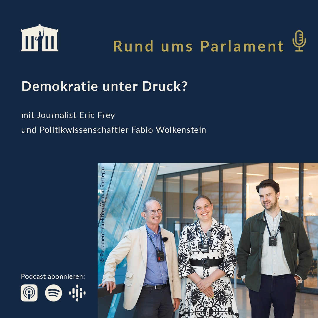 Neue #RundUmsParlament-Folge mit Fabio Wolkenstein &amp; <a href="/krisenfrey/">Eric Frey</a>.🎙️Wie steht es um die Demokratie in Österreich &amp; anderen EU-Ländern? Was ist dran an den Studien, die eine Entwicklung von demokratischen hin zu autokratischen Strukturen orten? 🎧 Anhören: parl.at/fix-