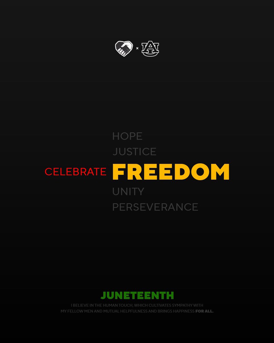 Today we celebrate freedom! 

Happy #Juneteenth!