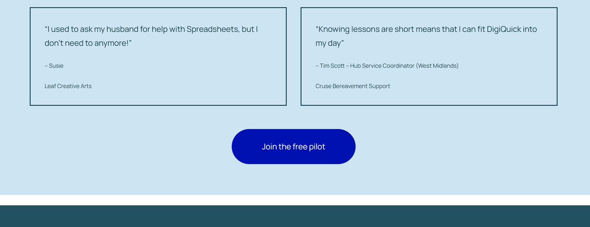 digi_kick's tweet image. We know how valuable digital skills for community organisations are, and we want to help those who want and need support. But don&apos;t just take it from us, check out what our customers are saying below! #DigiQuickIt #4UByU #DigitalSkills