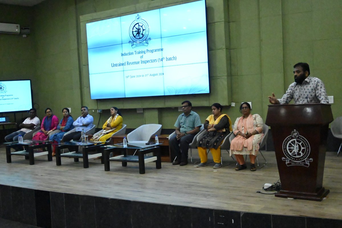 OfficersRevenue's tweet image. The 14th Induction Training Program for untrained Revenue Inspectors has been inaugurated at Revenue Inspectors Training Institute @OfficersRevenue .This comprehensive 55 working day program is designed to enhance their skills and knowledge. #RevenueInspectors #TrainingProgram