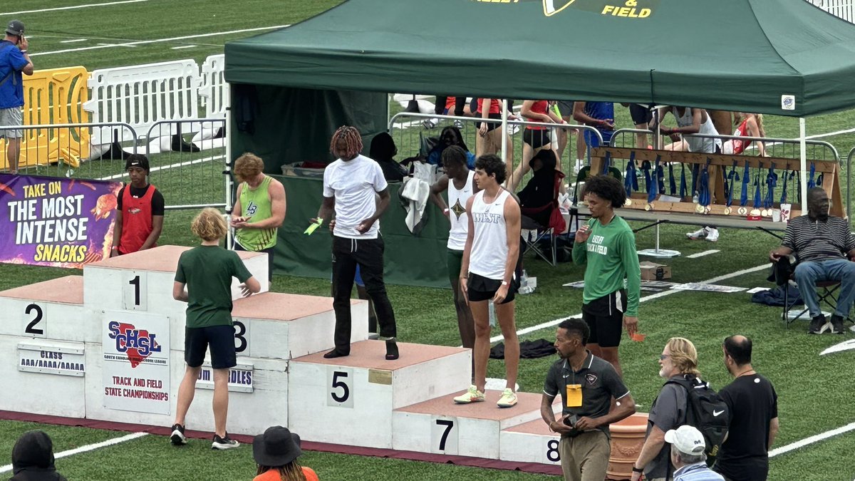 State Championship-3rd place 110m hurdles 14.80    7th place 400m hurdles 56.95