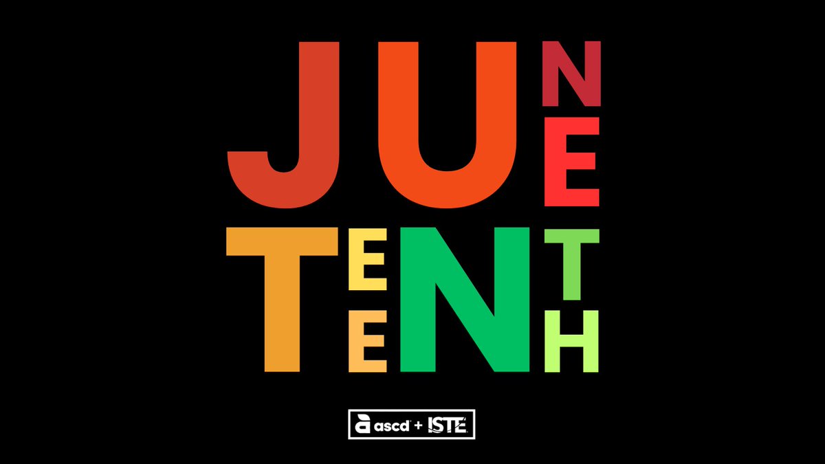ISTE_ASCD's tweet photo. Today, we celebrate freedom and honor African Americans' resilience, culture, and contributions. Let's continue to educate, uplift, and stand in solidarity.

Known as our country’s second independence day, on June 19, 1865, Union troops arrived in Galveston, Texas with the news that the more than 250,000 enslaved Black people in the state were free. This day came to be known as #Juneteenth, now officially a federal holiday.

#FreedomDay #BlackHistory #Juneteenth2024