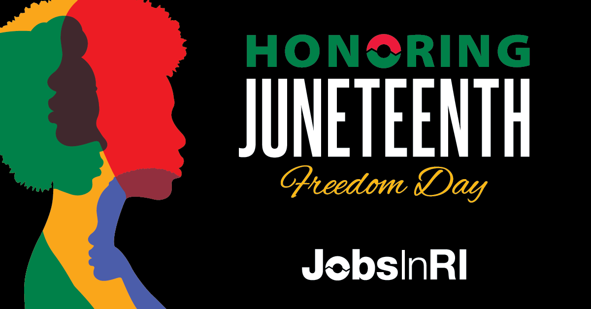 On June 19, 1865, two months after the Confederate general Robert E. Lee surrendered at Appomattox VA, a Union general arrived in Galveston TX to inform the last enslaved African Americans of their freedom and that the Civil War had ended.

#Juneteenth #FreedomDay
#JobsInRI