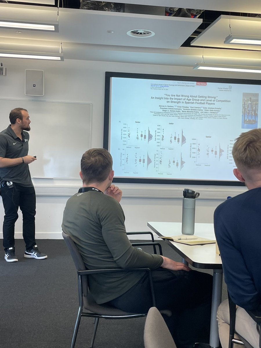 Steve Ross (@steve_ross1989) on Twitter photo <a href="/MarcosASoriano1/">MarcosSoriano1991</a> presenting some great data on athlete benchmarking in elite football and weightlifting <a href="/SSACS2024/">Salford Strength 2024</a> #strength #football <a href="/MarcosASoriano1/">MarcosSoriano1991</a> presenting some great data on athlete benchmarking in elite football and weightlifting <a href="/SSACS2024/">Salford Strength 2024</a> #strength #football