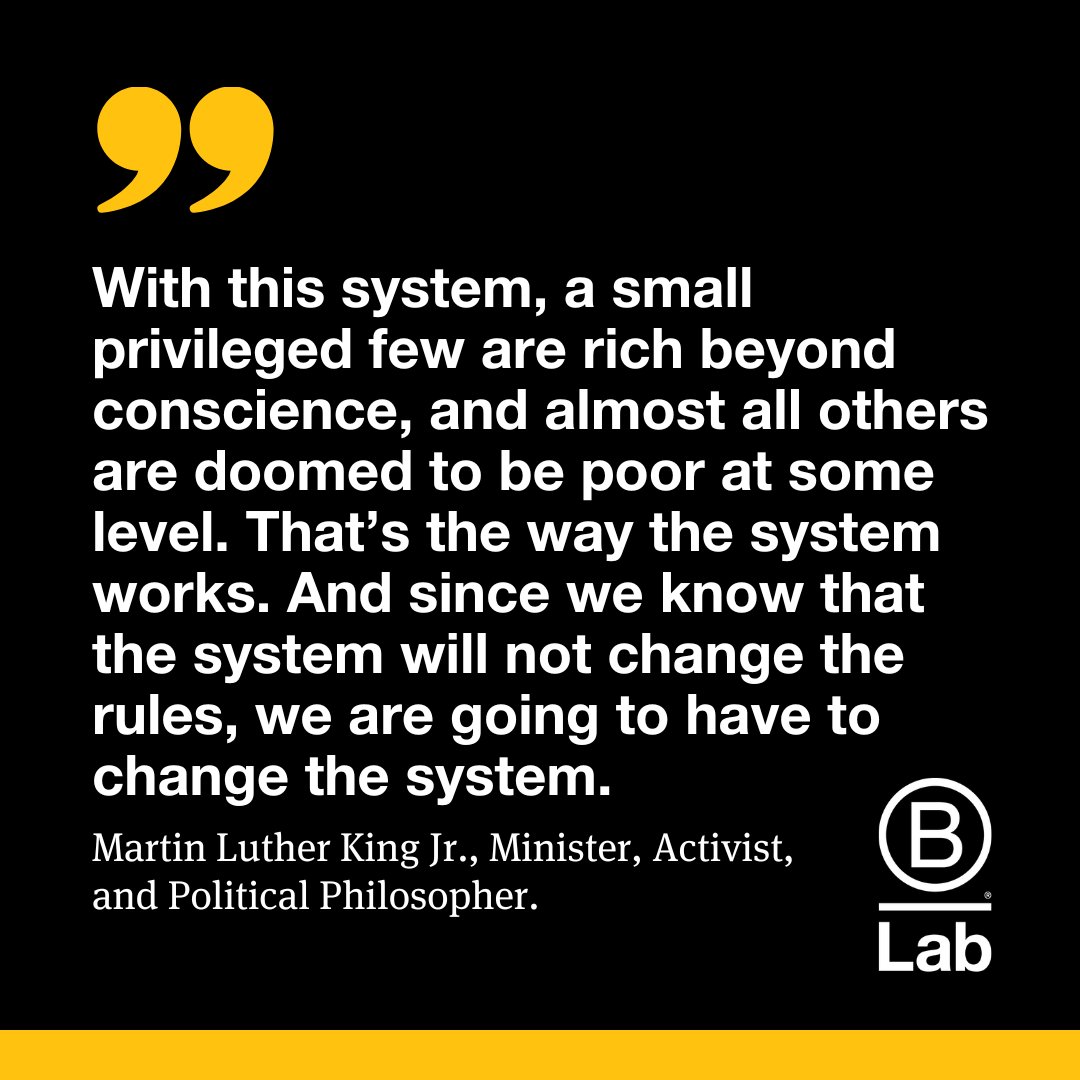 As we strive to change our current economic system, we recognize the interconnectedness of capitalism and racism. This #Juneteenth, learn more about B Lab's commitment to anti-racism from Dr. Ellonda Williams, Director of JEDI: bit.ly/3zhlEdf