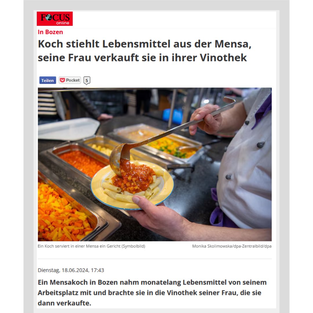 cem_oezdemir's tweet photo. „Hey ChatGPT, schreib über einen klauenden Kantinenkoch in 🇮🇹. Thematisiere dabei die 687 km entfernte Cafeteria des @BMEL, nenne sie aber Mensa. Behaupte nachweislichen Unfug und wirf dem Özdemir vor, dass es auch Fleisch gibt. Bringe das Wort ‚Röstzwiebeln‘ unter.“
@focusonline https://t.co/DyrCDbZaGU