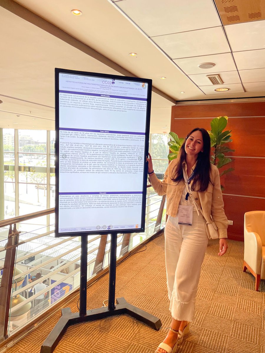 Los residentes del #HospitalDrNegrin de #GranCanaria han presentado dos casos clínicos en el 83 Congreso de la <a href="/sepdigestiva/">Sociedad Española de Patología Digestiva (SEPD)</a> en #Valencia #Canariaspresente 👏🏽👏🏽 @DSebSan