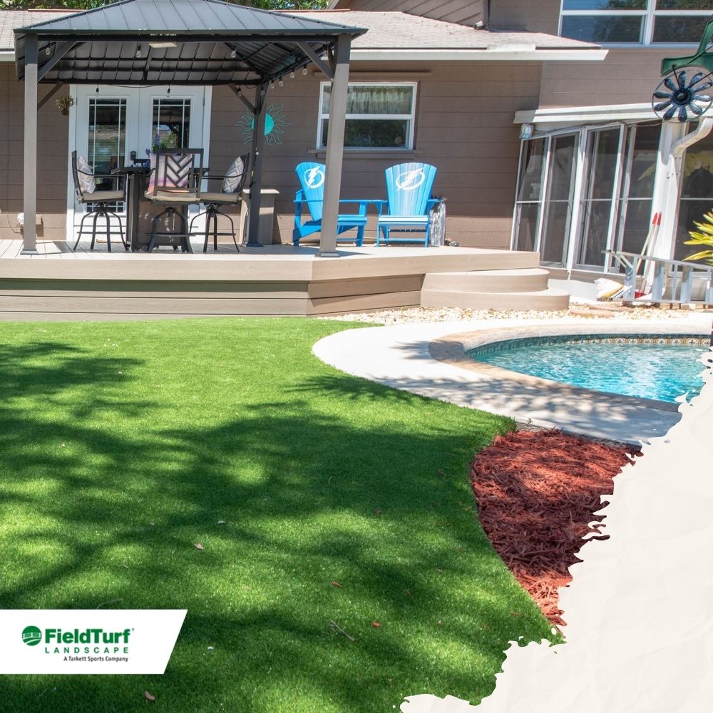 FT_Landscape's tweet image. Bring a touch of green to your poolside with FieldTurf Landscape. Whether it’s over concrete, dirt, tiles, our artificial turf fits effortlessly for a seamless look and feel. 🏊‍♀️🌿#FieldTurfLandscape #PoolsideDesign

For installation inquiries visit: fieldturflandscape.com/contact-us/