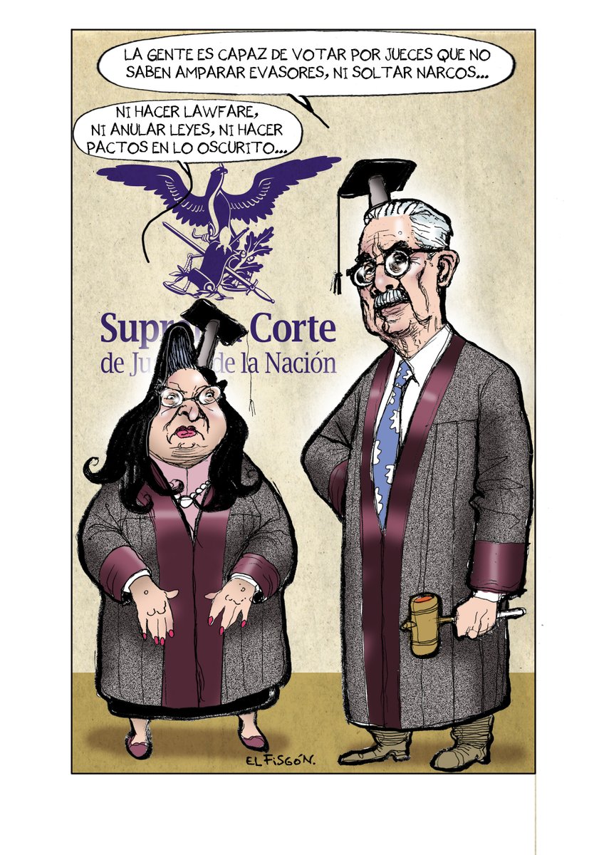 En este sexenio, la Corte se autoerigió en el poder supremo de la nación y abusó: anuló leyes necesarias (como la Ley Eléctrica), amparó a multinacionales y evasores, liberó a narcos y criminales.
El clan de la Piña es un grupo corrupto que hace guerra judicial.
Urge limpiar eso.