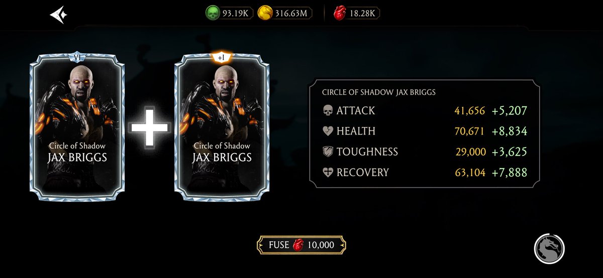 42Lazlo's tweet photo. 3 more from the #kryptstore
& 1 more random epic!!
This week I only got 2 fusions from random drops but WHAT a couple drops they were!π€
It was as all worth it in the end ππ
#Krypt #TheKrypt #mkmobile https://t.co/IXuT1epK6v