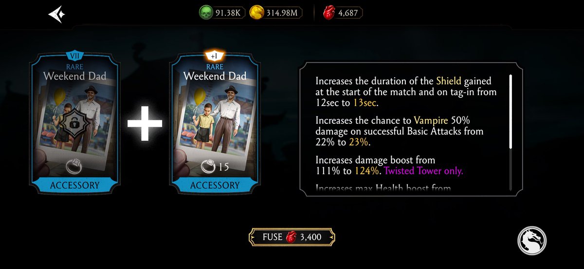 42Lazlo's tweet photo. 3 more from the #kryptstore
& 1 more random epic!!
This week I only got 2 fusions from random drops but WHAT a couple drops they were!π€
It was as all worth it in the end ππ
#Krypt #TheKrypt #mkmobile https://t.co/IXuT1epK6v