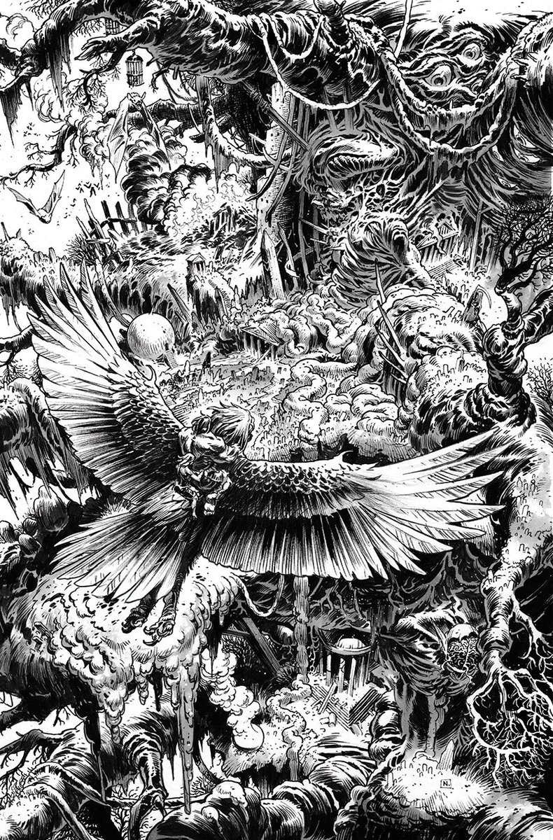 NicKlein's tweet image. Incredible HULK #13 came out last week, and this is one of my fave pages of the Issue. It may not b e the craziest HULK/action page, but it was a fun composition to draw and fill with Crazy.