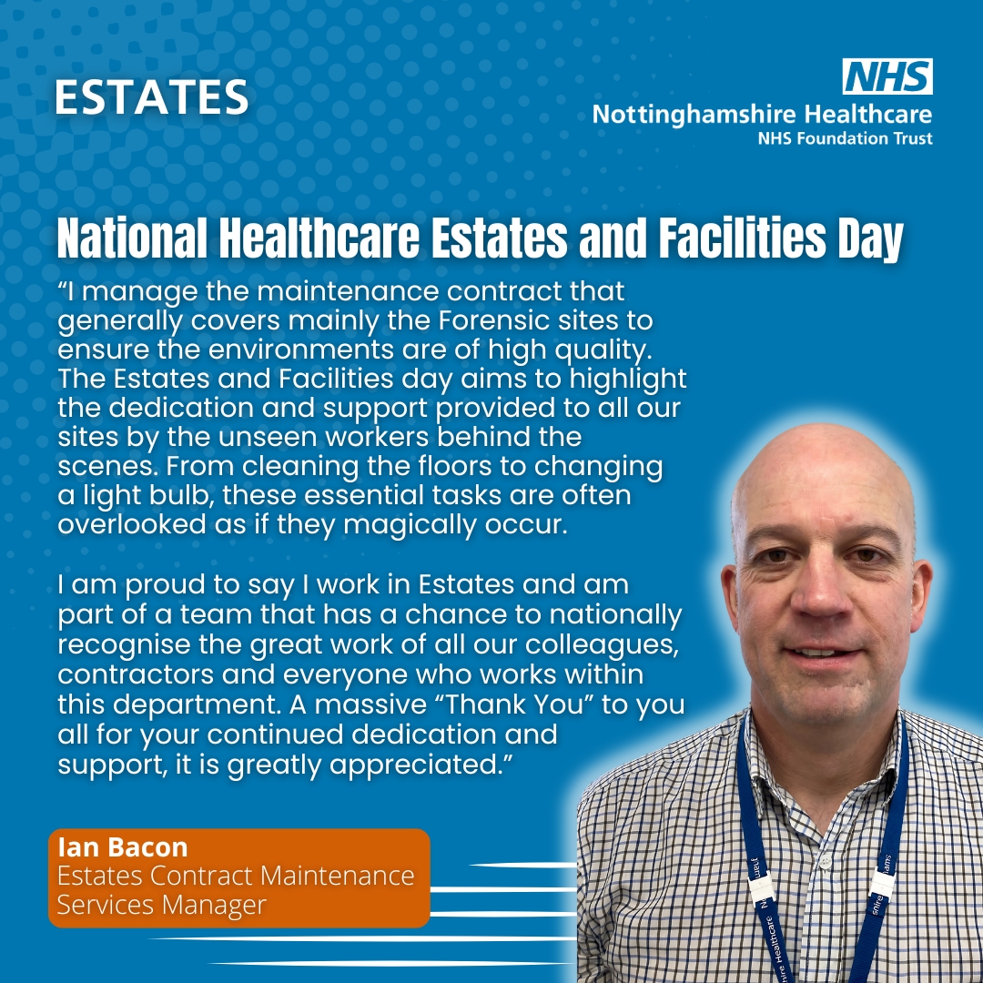 In the Estates Operational Maintenance Team, we meet Shaun &amp; Ian. They say #HealthEFMDay is a great opportunity to recognise those who work tirelessly daily to support healthcare services. It's a chance to appreciate their commitment &amp; demonstrate how much they are appreciated.