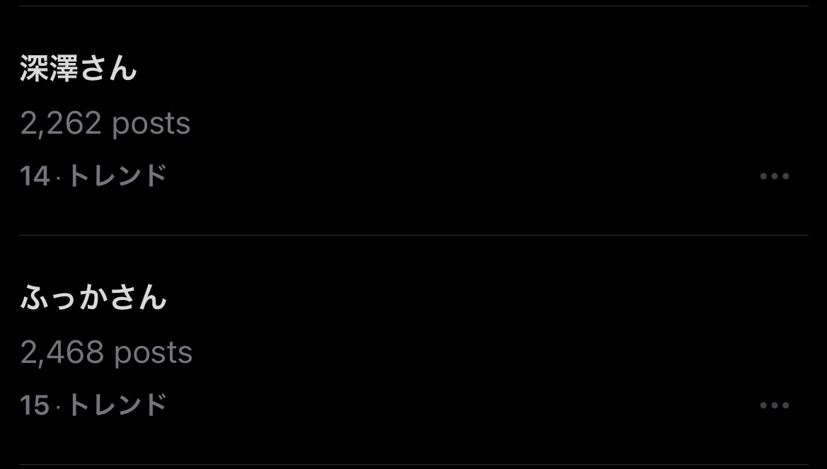 トレンドに深澤さん🥺

それもカラサンもトレンド入ってた

さすが深澤さん🥺💜💜💜
