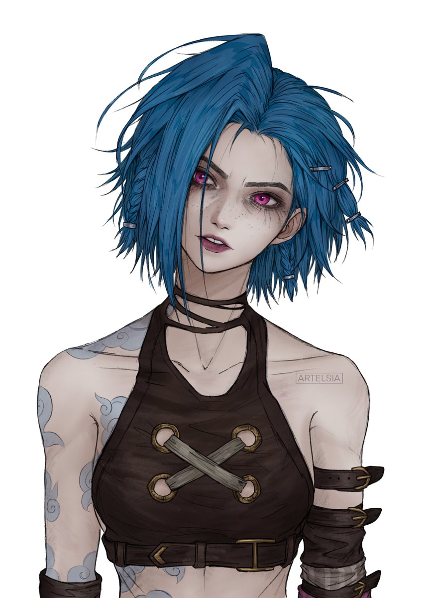 artelsia's tweet photo. Jinx #arcane https://t.co/656dYDuXWl