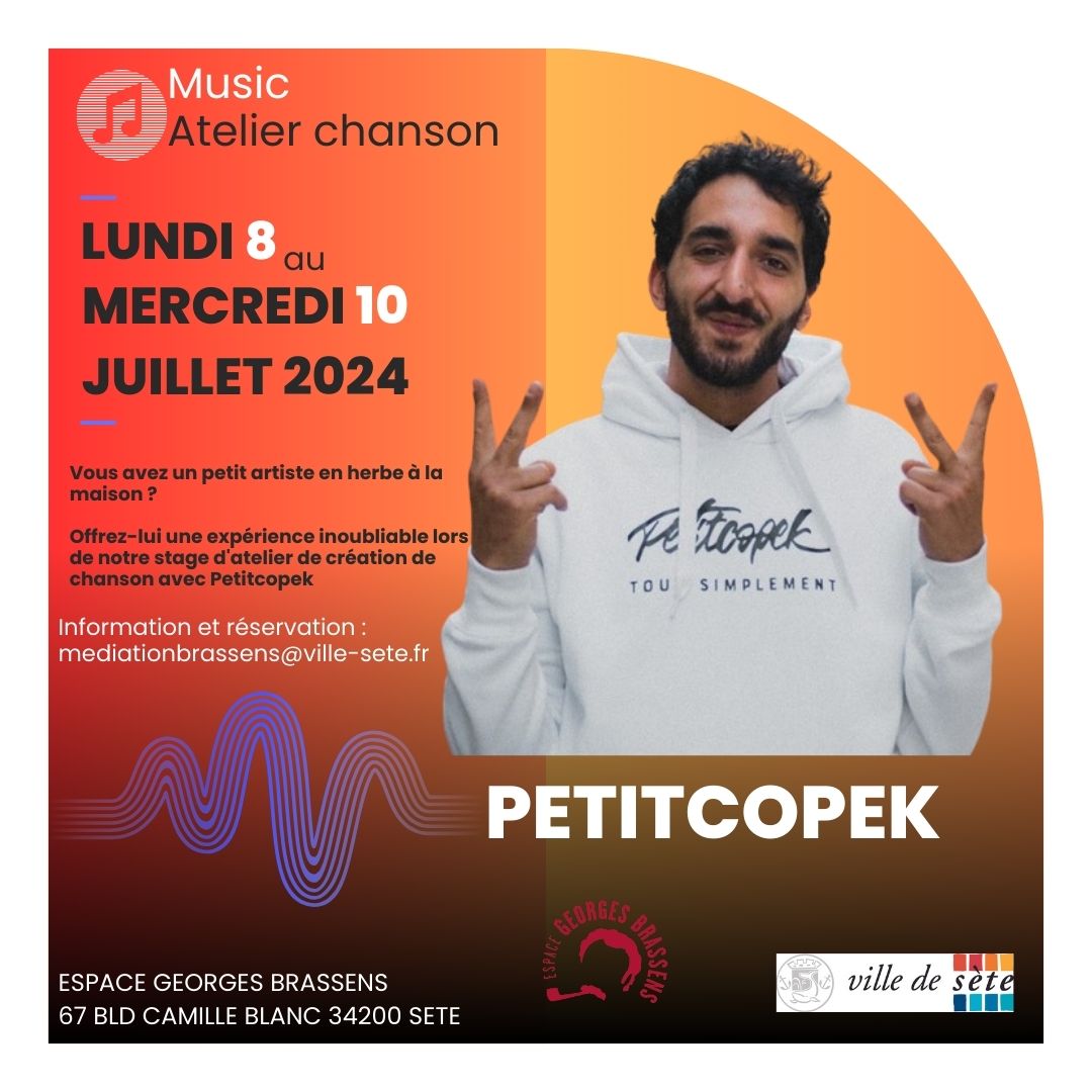 espacebrassens's tweet photo. Vous avez un petit artiste en herbe à la maison ?

Offrez-lui une expérience inoubliable lors de notre stage d'atelier de création de chanson avec @petitcopek_officiel
 #artiste #stage #création #enfants #activités #ludiques #apprentissage #écriture #paroles #composition #music https://t.co/GibcYdqrlr