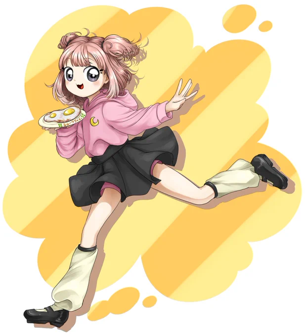 シュークリィムさんの一緒に遊ぼうのアバターを描きました! ずっと思ってたけど、 め～～っちゃ可愛いアバターですよね リクエストしていただきありがとうございました!
