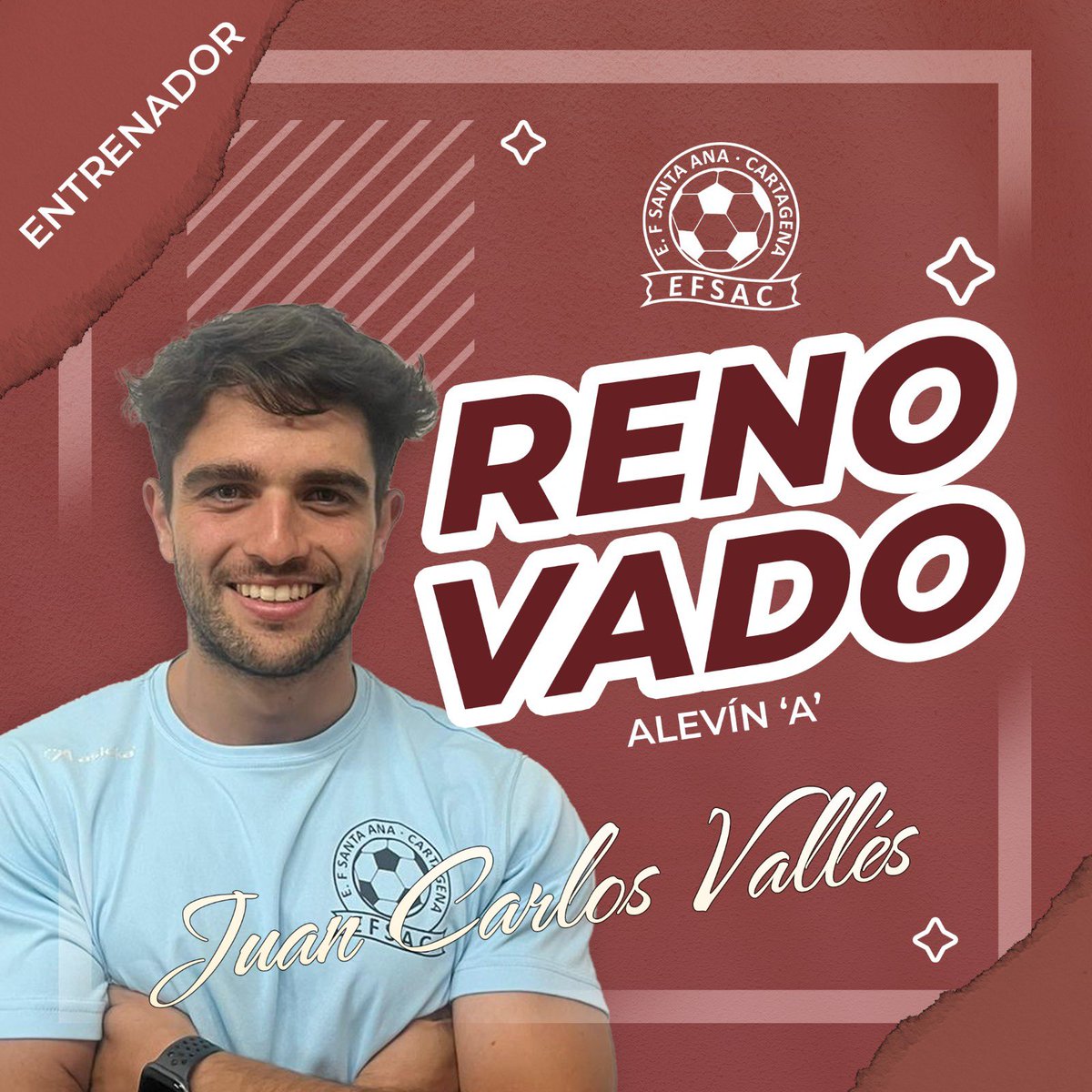 //ALEVIN AUTONÓMICA// 

Juan Carlos Valles llevará la próxima temporada el Alevin Autonómica!!! ⚽️⚔️🔴
Más info: instagram.com/p/C8ZLgpgs3Rt/…