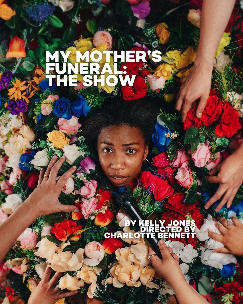 painesplough's tweet photo. Presenting... 

MY MOTHER’S FUNERAL: THE SHOW by Kelly Jones, directed by Charlotte Bennett. 

Paines Plough’s 50th anniversary show, starting its tour next month.

[🧵] https://t.co/iuEzvqNAzp