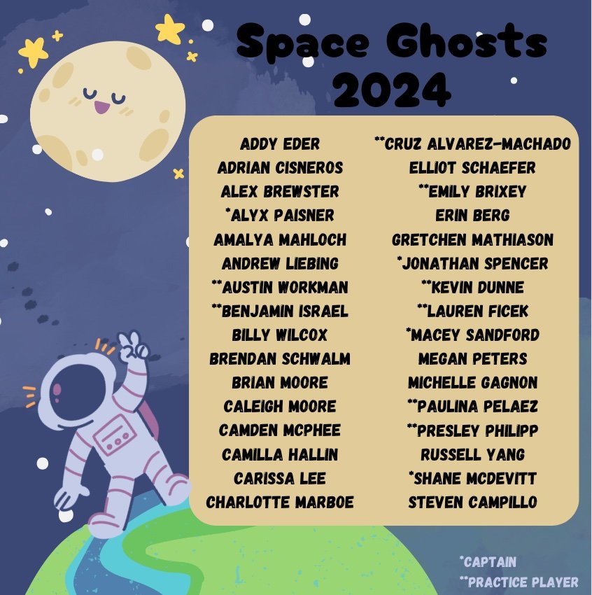 Coming to a planet near you! Space Ghosts 2024!