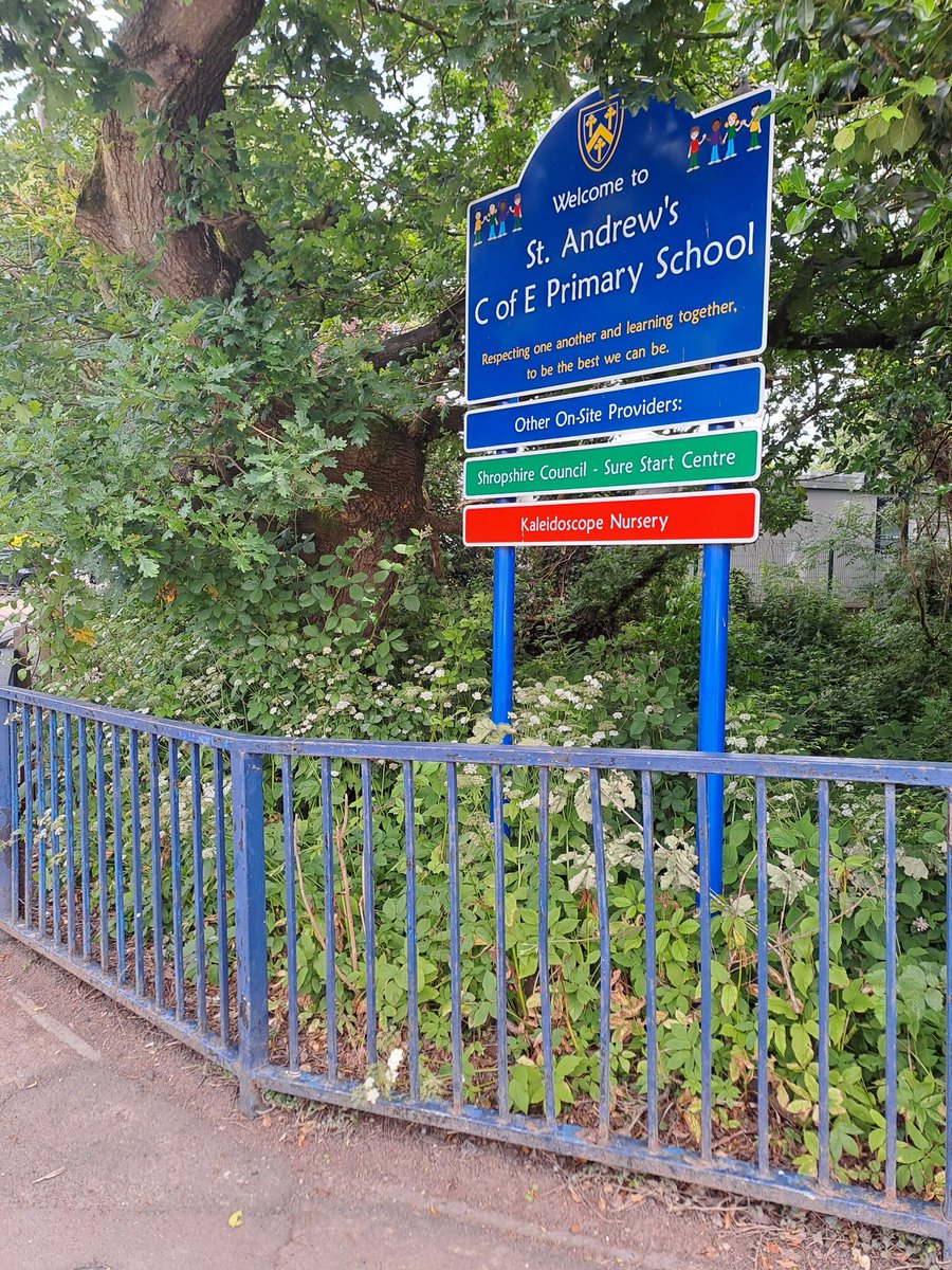 SNT are out at St Andrews School in Shifnal this afternoon conducting patrols are School finishing time.