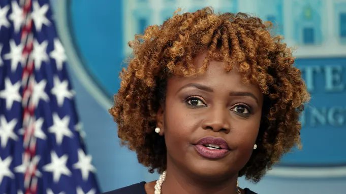 Joe Biden wandering  away from G-7 colleagues, having to be led off stage by Obama at LA fundraiser, seemingly pooping his pants at Normandy , etc are all "deep fakes" according to WH spok Karine Jean-Pierre
“The Party told you to reject the evidence of your eyes"— George Orwell