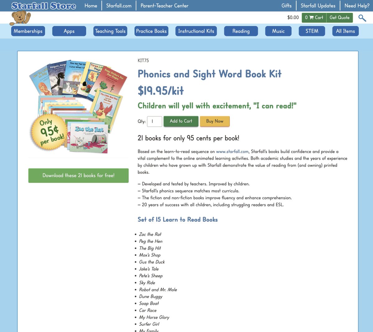 Starfalledu's tweet image. Looking for a fun affordable set of summer beginning readers? Starfall&apos;s Phonics and Sight Word Book Kit has 21 books for only 95 cents per book! store.starfall.com/.../phonics-an……... #summerreaders #avoidthesummerslide #summer2024
@HomeschoolFinds
@homeschoolsara