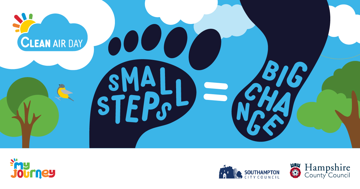 Today is #CleanAirDay 🌍
Pupils – are completing Clean Air Action Pledges. 📜
Schools – are creating beautiful ‘Cloud-scape’ of messages from students why clean air is important. 💟
Hampshire schools: tinyurl.com/26t7bf6j
Southampton schools: tinyurl.com/2n2pnc46