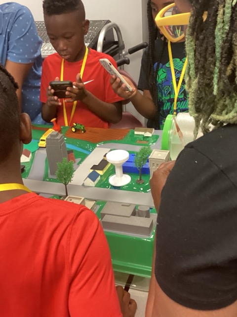 ramtechwssu's tweet photo. Fun and Learning are happening at RamTech! Exploring water pollution effects and take some time to play outside! @WSSUTeachEd @WSSURAMS https://t.co/cY9yslLBSS