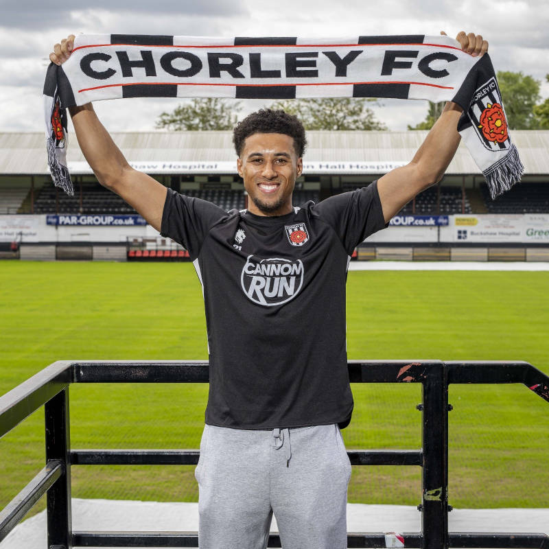 chorleyfc's tweet photo. Our fifth arrival of the summer and it's all smiles once again 😁

📸 @dia_images