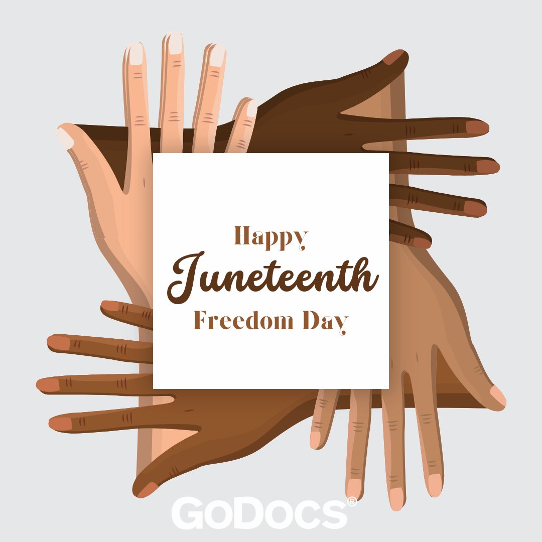 1GoDocs's tweet image. Happy Juneteenth! 🎉 Today we honor the history, culture, and resilience of the Black community. Let’s celebrate freedom and commit to a more equitable future. 

godocs.com

#Juneteenth #FreedomDay #GoDocsCelebrates #EquityAndInclusion #GoDocs